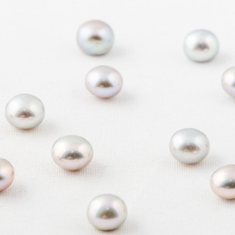 Cabosoane perle de cultura gri 6 mm - 5 per - magazinuldepietre.ro