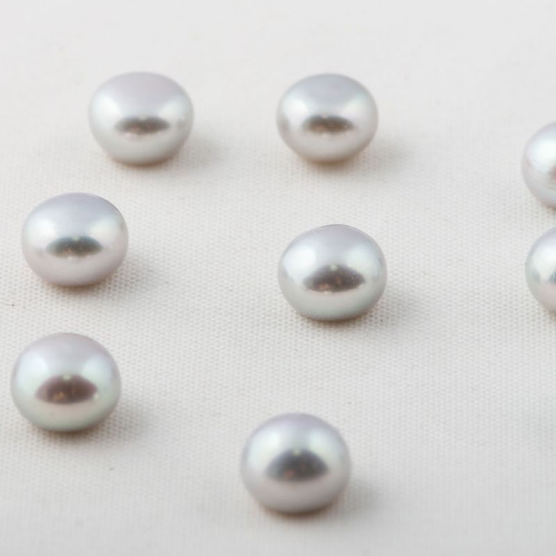 Cabosoane perle de cultura gri 8 mm - 5 per - magazinuldepietre.ro
