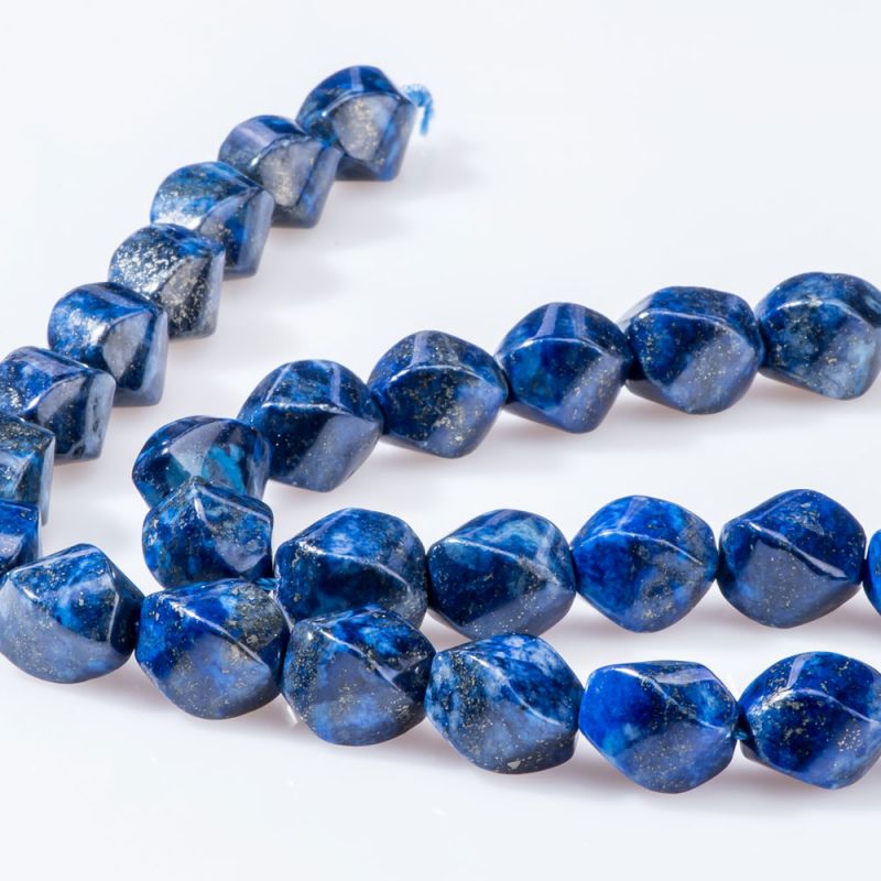 Lapis lazuli tuburi spiralate 11x14 mm - magazinuldepietre.ro