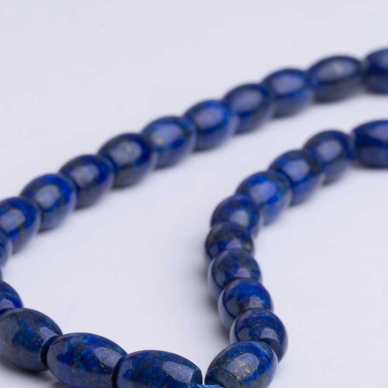 Lapis lazuli tuburi bombate 9x11 mm - magazinuldepietre.ro